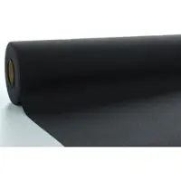 Mank Airlaid Tischdeckenrolle Schwarz mit Pearl Coating, 100 cm x 25 m , 1 Stück -