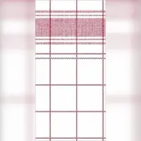 Mank Besteckservietten Airlaid Nadeem in Bordeaux, 40 x 40 cm, 75 Stück - Bestecktaschen Linien