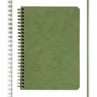 Clairefontaine 5x Spiralbuch Age Bag mit Innentaschen A5 liniert 60 Blatt - Grün 785663C