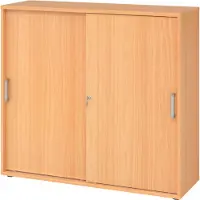 Bümö Schiebetürenschrank office - 3 Ordnerhöhen