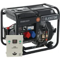 Blackstone OFB 8500-3 D-ES FP - Diesel-Stromerzeuger mit AVR-Regelung 6.4 kW - Dauerleistung 5.6 kW Full-Power + 400V ATS-Box