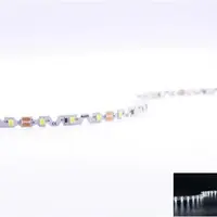 Longlife LED ZickZack 12V LED Streifen 5M 8W/m 60LED/m 6mm - Lichtfarbe: Kaltweiß 6000K - Sch...