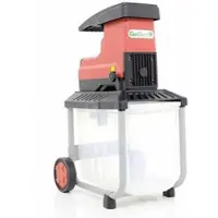 Geotech ESB 2803 ROLLER - Elektro Häcksler - Auffangwanne
