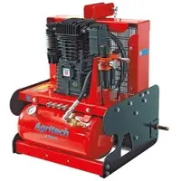 Airmec Dreipunkt-Zapfwellenkompressor für Traktor Agritech 650 - für die Olivenernte und das Beschneiden