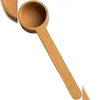 Layba Holz Kaffeedosierlöffel Set, Kaffeemesslöffel, Aus Buchenholz 25ml / 24g Füllmenge. Café Messlöffel, Kaffee Kräuter und Bohnen Portionierer