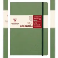 Clairefontaine 5x Notizbuch Age Bag My.essential A5 96 Blatt liniert - Grün 793463C