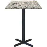 Restootab - Stehtisch Dina 60x60cm Dekor Terrazzo Cepp