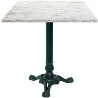 Restootab - Tisch Bistrot 70x70cm Dekor Calacatta