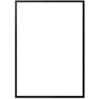 THE POSTER CLUB - Bilderrahmen Eiche schwarz, Echtglas, 50 x 70 cm