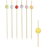 Papstar Fingerfood - Spieße 12 cm farbig sortiert "Square", 15 x 40 Stück