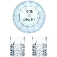 Nachtmann Whiskyglas mit Gravur Boden der Tatsachen, 2er Set
