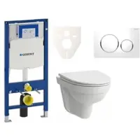 Laufen Geberit Wand-WC Set für Vorwandmontage + Pro Nordic WC SIKOGES3H4