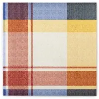 Mank Serviette Airlaid Marc in Bordeaux-Blau, 40 x 40 cm, 50 Stück - Linien Karos Strukturen Striche Streifen