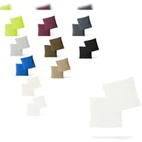 EXKLUSIV HEIMTEXTIL Jersey Kissenbezug Hülle 2 Sparpack Set mit Reißverschluss hochwertige Qualität 80 x 80 cm weiss