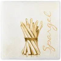 Sovie HORECA Serviette Spargel in Creme aus Linclass Airlaid 40 x 40 cm, 50 Stück