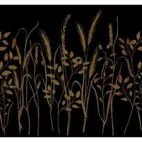 Mank Airlaid Serviette David in Schwarz, 40 x 40 cm, 50 Stück - - Gräser Sträucher