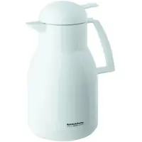 Helios Isolierkanne 1l TOP PUSH Kunststoff weiß, 1 Stück