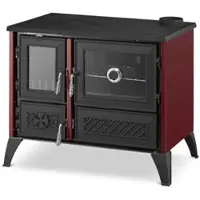 SimgeSoba EEK A Küchenofen Holzherd 801 - STELLA bordeaux - 9,12 kW