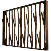 Licht-Erlebnisse Wandgarderobe Garderobenhaken Holz L:120cm groß Handarbeit Unikat Treibholz Flur Diele Haken Garderobe, SU1009