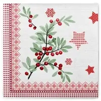 Sovie HORECA Serviette Country Xmas aus Linclass Airlaid 40 x 40 cm, 50 Stück - Weihnachten
