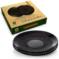 Bonvivre Dessertteller aus emailliertem Gusseisen Ø 15 cm - 2er Set | Kuchenteller Untersetzer Untertasse im asiatischen Stil