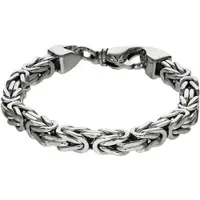 Firetti Armband "Schmuck Geschenk Silber 925 Armschmuck Armband Königskette" Gr. 23, silber (silberfarben), Armbänder, Herren, 23, Silber 925 (Sterlingsilber), Armband, Made in Germany