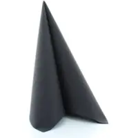 Mank Serviette Airlaid Schwarz, 40 x 40 cm, 50 Stück