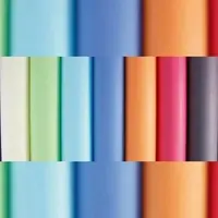 Clairefontaine 50x Farbiges, gerilltes Kraftpapier 65g, Display mit 50 Rollen 3x0,70m, Sortierung Pastell - Pastellfarben sortiert 95797C