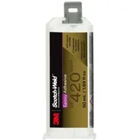 3M Scotch-Weld 2-Komponenten-Konstruktionsklebstoff auf Epoxidharzbasis für das EPX System DP 420 NS, Schwarz, 50 ml