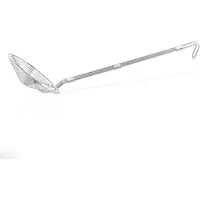 WAS Germany 4x Frittierlöffel 46 cm, Ø 24 cm, Gastro, Chromnickelstahl silber