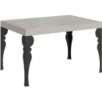 Itamoby Paxon Cashmere ausziehbarer Tisch 120/224x90 cm mit anthrazitfarbenen Beinen