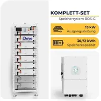 Deyee Toys Hybrid-Wechselrichter SUN-15K-SG01HP3-EU-AM2 mit BOS-G | Hochvolt-Speichersystem | 3-phasig | 15 kW | 30,72 kWh
