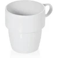 WAS Germany - Becher Set, konisch, Ø 8 cm, 250 ml, Set á 6 Stück, Porzellan