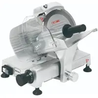 Metro Professional Schneidemaschine GFS3019, Eloxiertes Aluminium, 40.5 x 40.3 x 32.5 cm, 120 W, Klingen-Ø: 19,5 cm, Schnittstärke: 0-12 mm