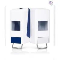 Blanc HYGIENIC Softflaschenspender für 1.000 ml oder 2.000 ml Softflaschen in Grau-Weiß ODER Blau-Weiß