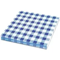 VEPATIM 2000x Servietten Prägeservietten 33 x 33 cm 1-lagig KARO blau