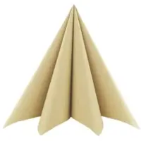 Sovie HORECA Serviette in Sand aus Softpoint 40 x 40 cm, 2-lagig, 50 Stück
