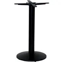 Bison Tischgestell K-04000, in schwarz, Ø 43 cm konisch