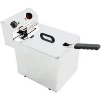 EURAST - Elektro-friteuse 8 liter tischgerät - 265x495x325 mm - 3500 W 230/1V - 4408010V