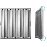 Gastlando Flammschutzfilter Bauklasse A 450x400x40 mit Adapter für 20-25 mm Aufnahme