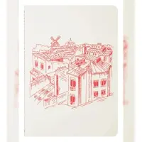 JACQUES HERBIN 5x A5-Notizbuch # Moulin Rouge- Rot 93027T