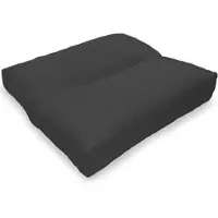 NYVI Loungekissen SunLounge Outdoor 40x40 cm Anthrazit - Wasserabweisend, Schmutzabweisend, Bequem, für Stühle, Bänke, Boden