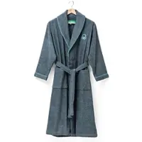 Benetton - Bademantel M/L 100% Baumwolle 360GSM in Dunkelgrau - Classic