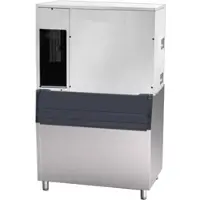 EURAST Eiswürfelmaschine massive eiswürfel 300 kg/tag kapazität 350 kg - 1250x790x1950 mm - 2600 W 230/1V - 79000G13
