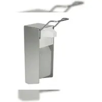 BODY PRODUCTS 1 Desinfektionsspender Alu 500 ml Euronorm - kurzer Hebel - Leerflasche