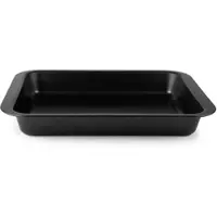 Excelsa Backblech Classic Baked Stahl 36,4x27x5 cm Schwarz