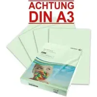 Xerox Kopierpapier Symphony Pastell 003R91955, A3, 80g/qm, hellgrün, 500 Blatt