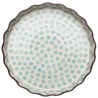 Tranquillo Quiche Form Retro, blau 27cm