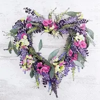 Home Fashion , Lovely Wreath, Lunch-Servietten aufgefaltetes Maß 33 cm x 33 cm, im Viertelfalz, 20 Stück pro Pack, 12 Pack pro Karton