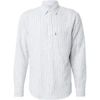 Levi's Levis Langarmhemd "SUNSET 1 POCKET STANDARD" Leinen- Struktur